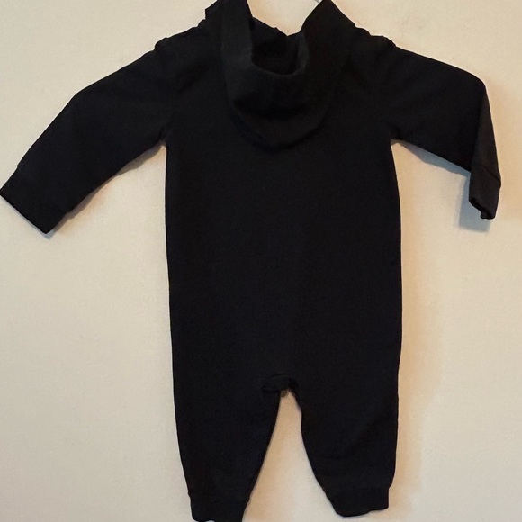 Jordan Baby Boys 12M Nike Air Jumpman Full Zip Hooded Jumpsuit Black Long Sleeve - Picture 3 of 6